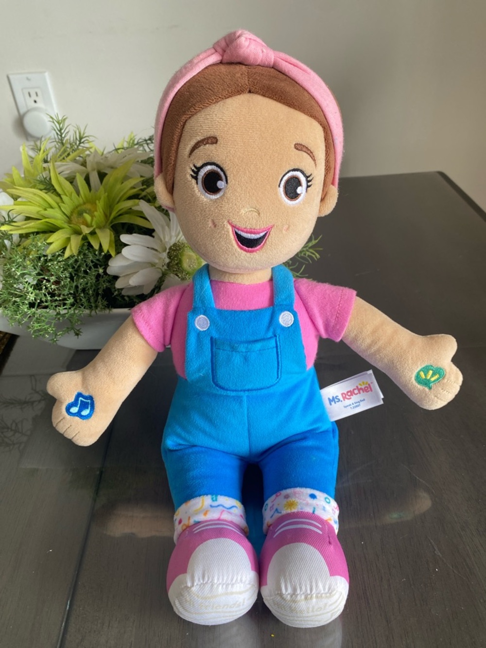 Ms. Rachel Speak & Sing Doll plush baby toddler interaction